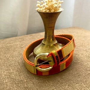 Vintage Multicolor Wet Look Belt One Size